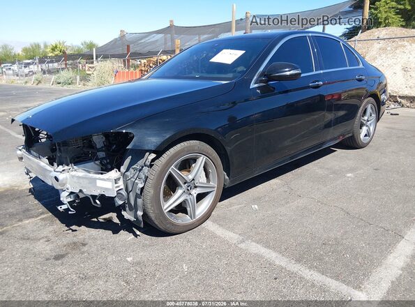 WDDZF4JB2JA304736 2018 MERCEDES-BENZ E-CLASS Черный Передняя левая четверть