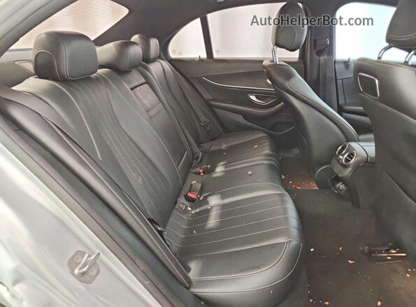 WDDZF4JB2JA444446 2018 MERCEDES-BENZ E Silver Widok tylnych siedzeń