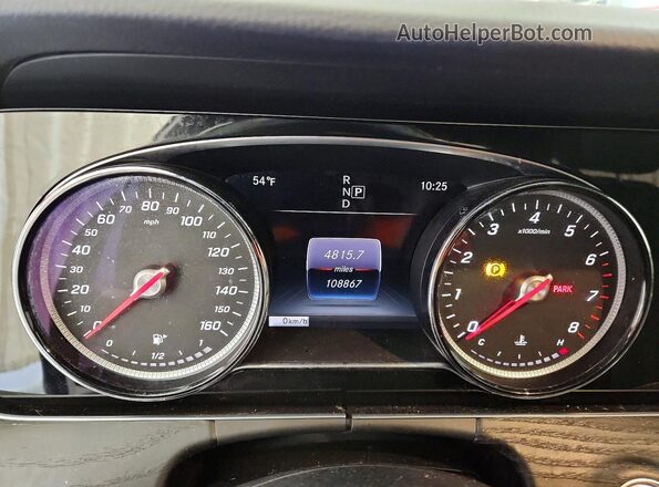 WDDZF4JB2JA444446 2018 MERCEDES-BENZ E Silver Widok zestawu wskaźników