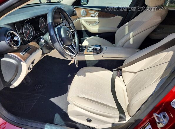 WDDZF4JB2KA530535 2019 MERCEDES-BENZ E Red Vista interior delantera