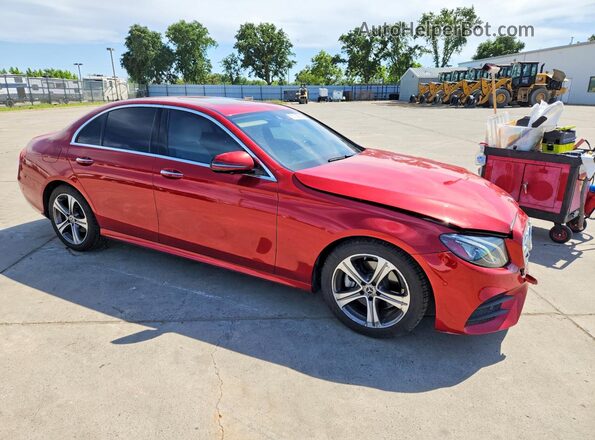 WDDZF4JB2KA530535 2019 MERCEDES-BENZ E Red Delantero derecho