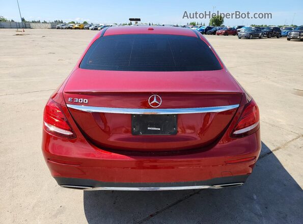 WDDZF4JB2KA530535 2019 MERCEDES-BENZ E Red Vista trasera
