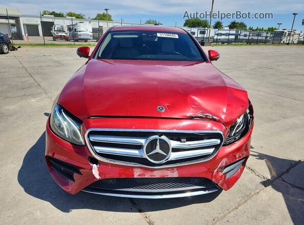 WDDZF4JB2KA530535 2019 MERCEDES-BENZ E Red Vista frontal