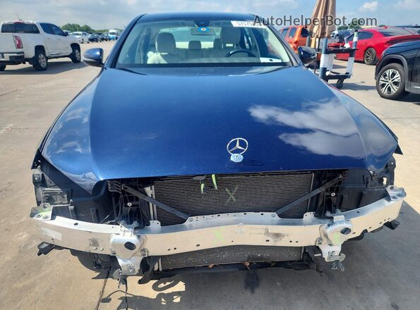 WDDZF4JB3HA084078 2017 MERCEDES-BENZ E Blue Front view