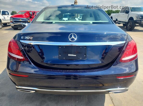 WDDZF4JB3HA084078 2017 MERCEDES-BENZ E Blue Rear view