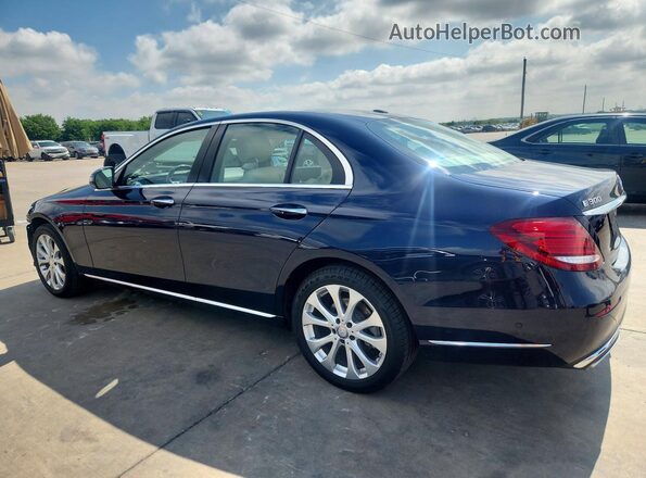WDDZF4JB3HA084078 2017 MERCEDES-BENZ E Blue Rear left