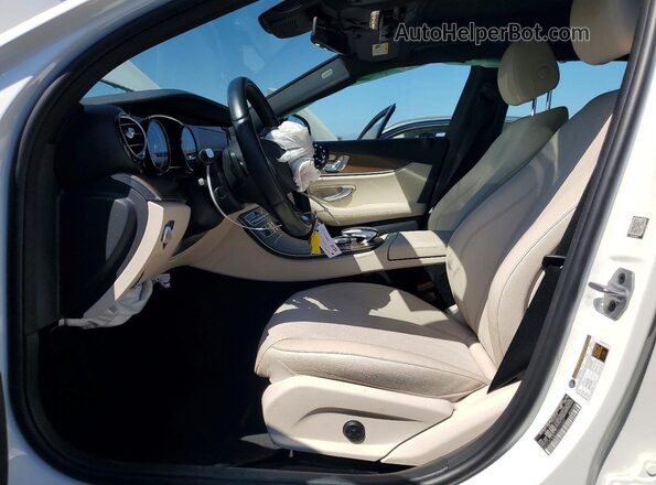 WDDZF4JB3JA476337 2018 MERCEDES-BENZ E White Front interior view