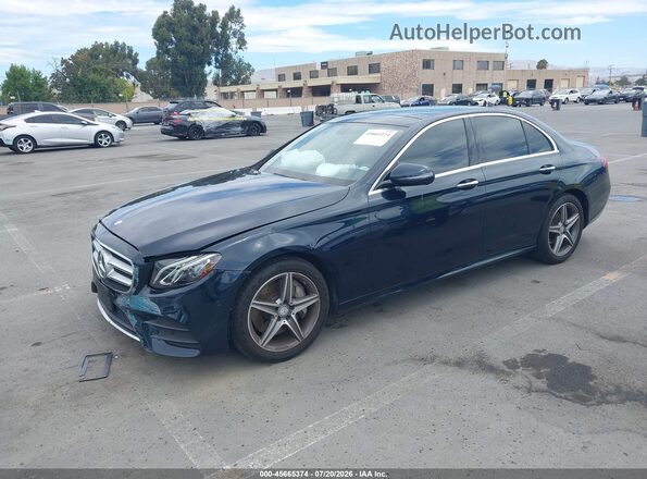 WDDZF4JB4HA008031 2017 MERCEDES-BENZ E-CLASS Blue Front left