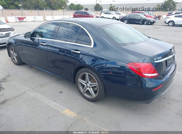 WDDZF4JB4HA008031 2017 MERCEDES-BENZ E-CLASS Blue Rear left