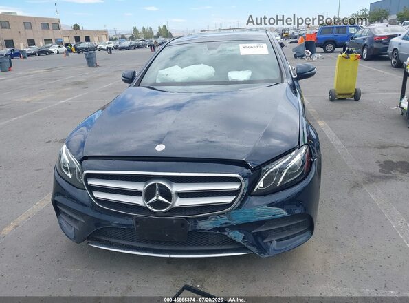 WDDZF4JB4HA008031 2017 MERCEDES-BENZ E-CLASS Blue Instrument cluster view