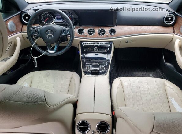 WDDZF4JB4HA053860 2017 MERCEDES-BENZ E White Առջևի վահանակի տեսք