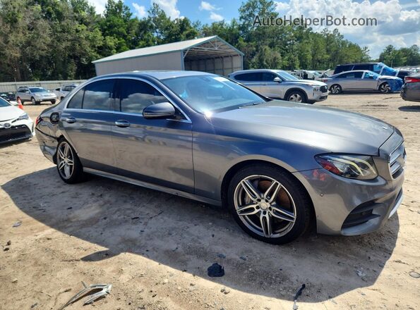 WDDZF4JB4HA078497 2017 MERCEDES-BENZ E Gray Front right