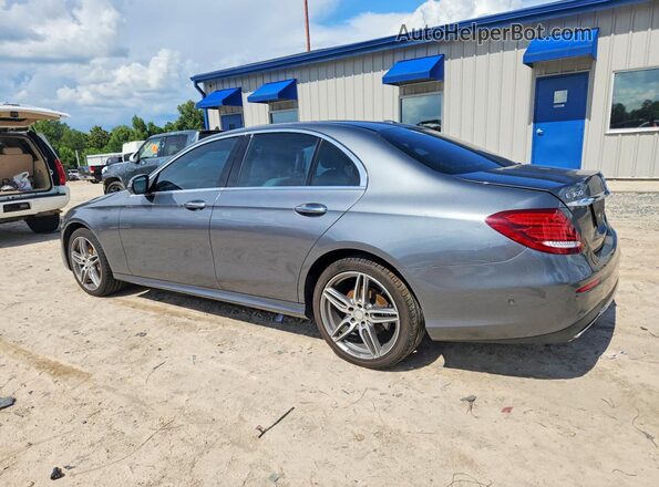WDDZF4JB4HA078497 2017 MERCEDES-BENZ E Gray Rear left