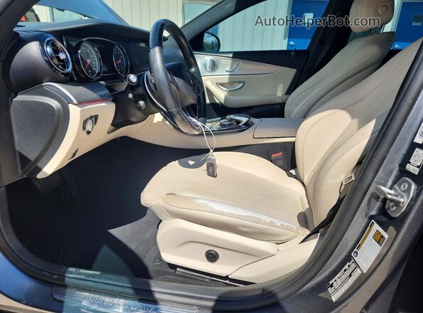 WDDZF4JB4HA078497 2017 MERCEDES-BENZ E Gray Front interior view