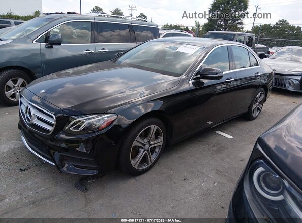 WDDZF4JB4HA085899 2017 MERCEDES-BENZ E-CLASS Black Front left