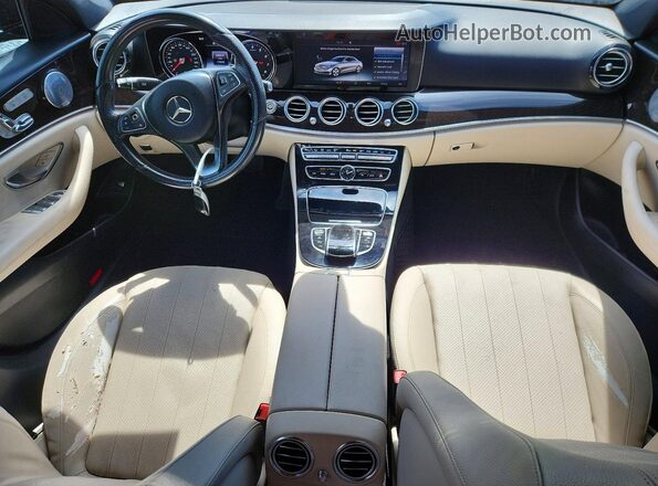 WDDZF4JB4HA192564 2017 MERCEDES-BENZ E Black წინა პანელის ხედი