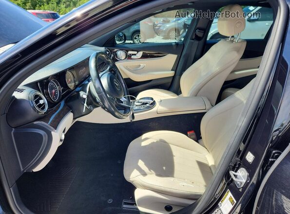WDDZF4JB4HA192564 2017 MERCEDES-BENZ E Black წინა სალონის ხედი
