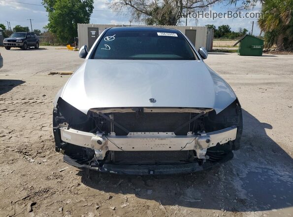 WDDZF4JB4HA240953 2017 MERCEDES-BENZ E Silver Front view