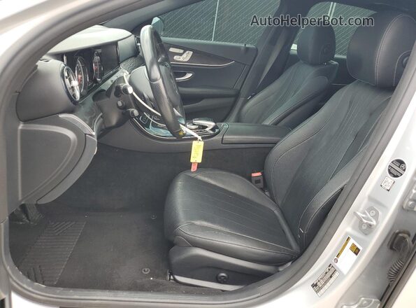 WDDZF4JB4HA240953 2017 MERCEDES-BENZ E Silver Front interior view