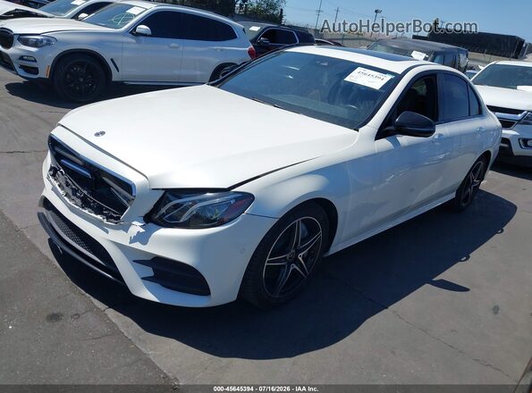 WDDZF4JB4JA314166 2018 MERCEDES-BENZ E-CLASS White Front left