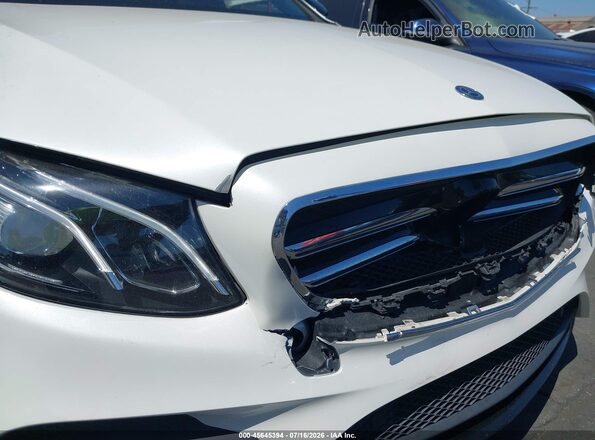 WDDZF4JB4JA314166 2018 MERCEDES-BENZ E-CLASS White Instrument cluster view