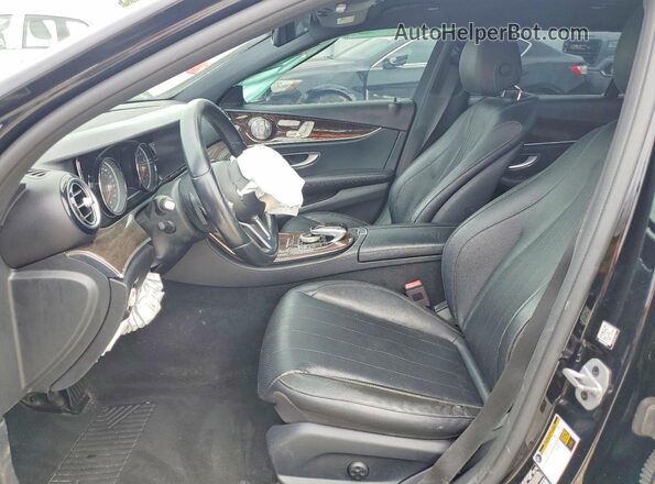 WDDZF4JB4KA517429 2019 MERCEDES-BENZ E Черный Вид салона спереди