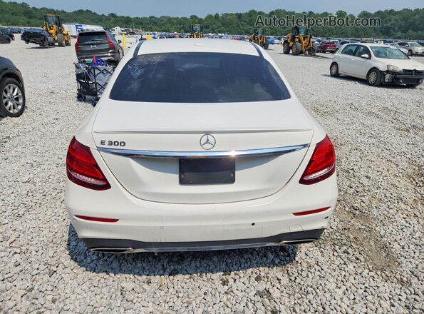 WDDZF4JB5HA074376 2017 MERCEDES-BENZ E White Widok z tyłu