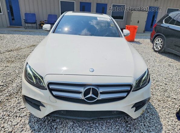 WDDZF4JB5HA074376 2017 MERCEDES-BENZ E White Widok z przodu