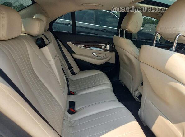 WDDZF4JB5HA074376 2017 MERCEDES-BENZ E White Widok tylnych siedzeń