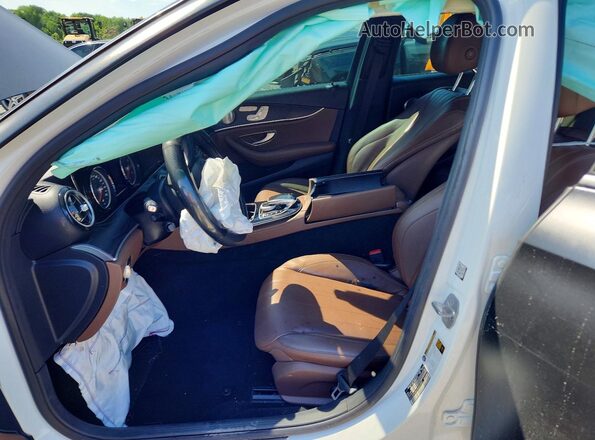 WDDZF4JB5HA083997 2017 MERCEDES-BENZ E White Vista interior delantera