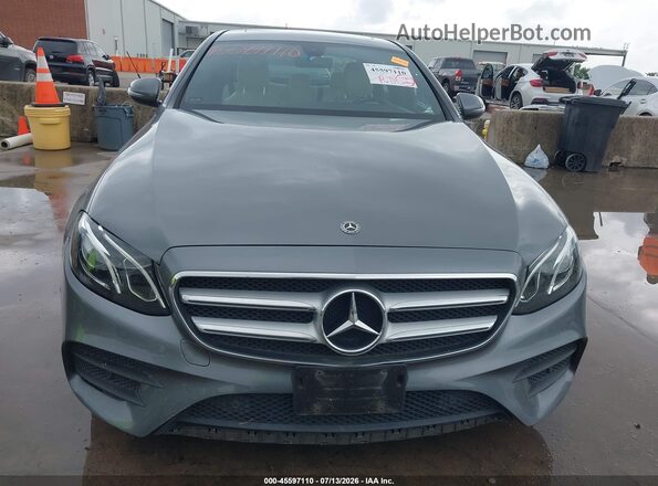 WDDZF4JB5JA309834 2018 MERCEDES-BENZ E-CLASS Gray Front view
