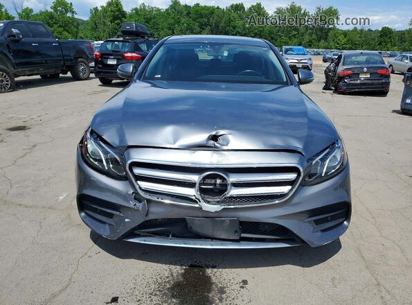 WDDZF4JB5JA364459 2018 MERCEDES-BENZ E Gray წინა ხედი