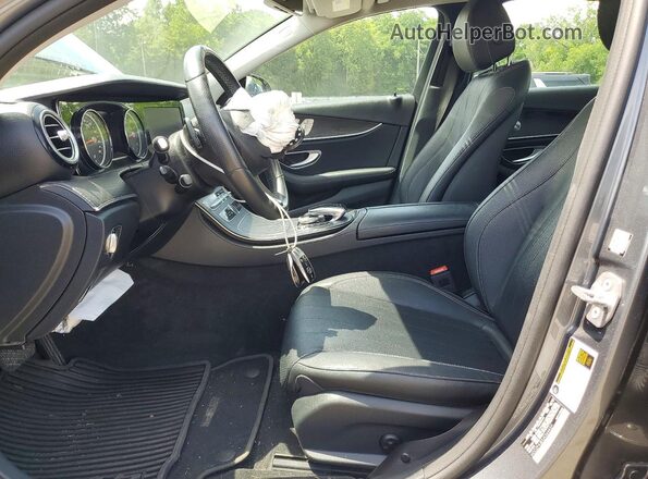 WDDZF4JB5JA364459 2018 MERCEDES-BENZ E Gray წინა სალონის ხედი