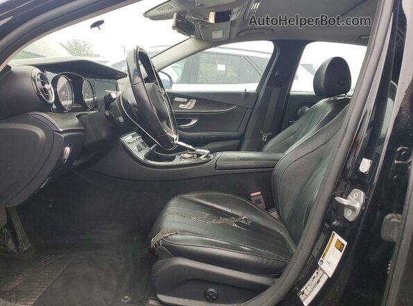 WDDZF4JB5JA382640 2018 MERCEDES-BENZ E Black Front interior view