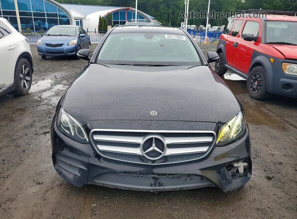 WDDZF4JB5JA382640 2018 MERCEDES-BENZ E Black Front view