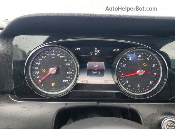WDDZF4JB5JA382640 2018 MERCEDES-BENZ E Black Instrument cluster view