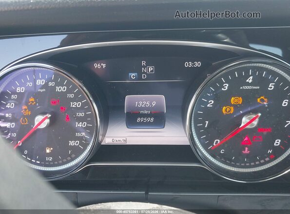 WDDZF4JB5KA515754 2019 MERCEDES-BENZ E-CLASS White უკანა სავარძლების ხედი