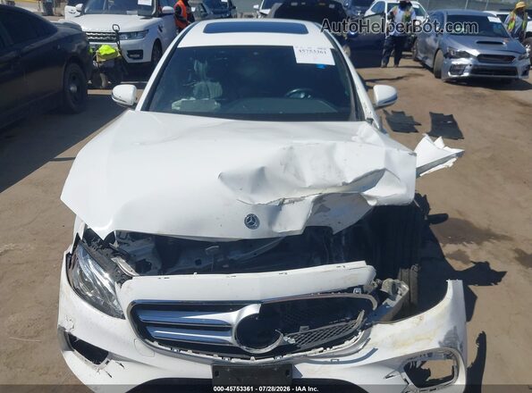 WDDZF4JB5KA515754 2019 MERCEDES-BENZ E-CLASS White ხელსაწყოთა პანელის ხედი