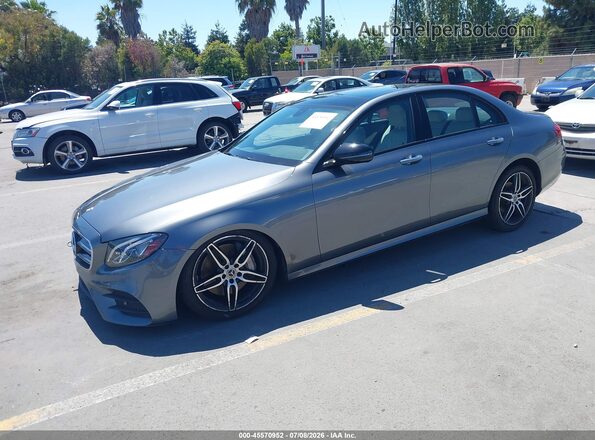 WDDZF4JB5KA529735 2019 MERCEDES-BENZ E-CLASS Серый Передняя левая четверть