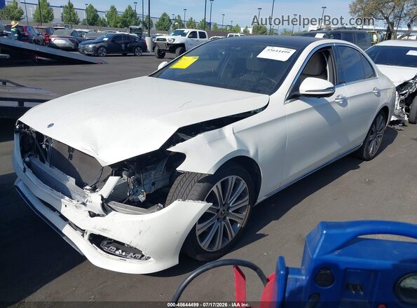 WDDZF4JB5KA608502 2019 MERCEDES-BENZ E-CLASS White Առջևի ձախ երեք քառորդ տեսարան