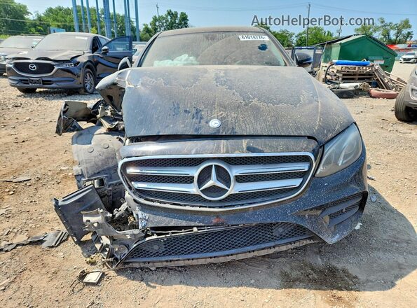 WDDZF4JB6HA047655 2017 MERCEDES-BENZ E Black Front view