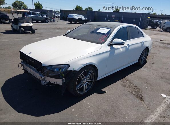 WDDZF4JB6HA048532 2017 MERCEDES-BENZ E-CLASS White Առջևի ձախ երեք քառորդ տեսարան