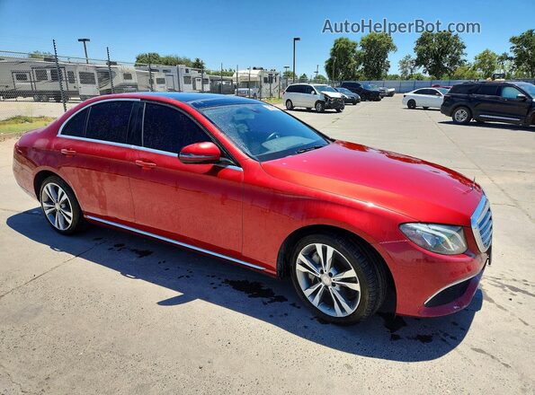 WDDZF4JB6HA071499 2017 MERCEDES-BENZ E Red Delantero derecho