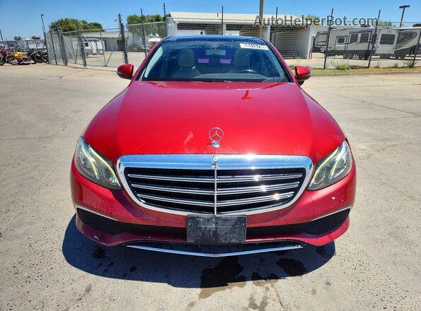 WDDZF4JB6HA071499 2017 MERCEDES-BENZ E Red Vista frontal