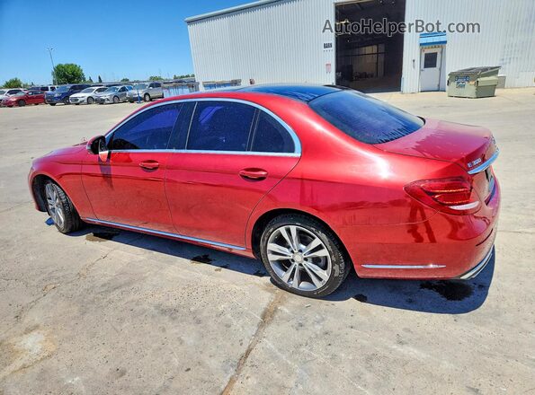 WDDZF4JB6HA071499 2017 MERCEDES-BENZ E Red Trasero izquierdo