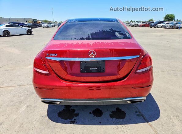 WDDZF4JB6HA071499 2017 MERCEDES-BENZ E Red Vista trasera