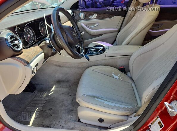 WDDZF4JB6HA071499 2017 MERCEDES-BENZ E Red 