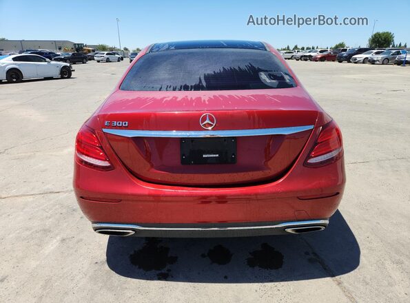 WDDZF4JB6HA071499 2017 MERCEDES-BENZ E Red 
