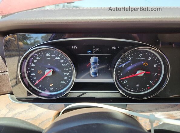 WDDZF4JB6HA071499 2017 MERCEDES-BENZ E Red 