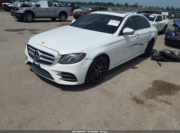 WDDZF4JB6HA095415 2017 MERCEDES-BENZ E-CLASS White Vista tres cuartos delantera izquierda